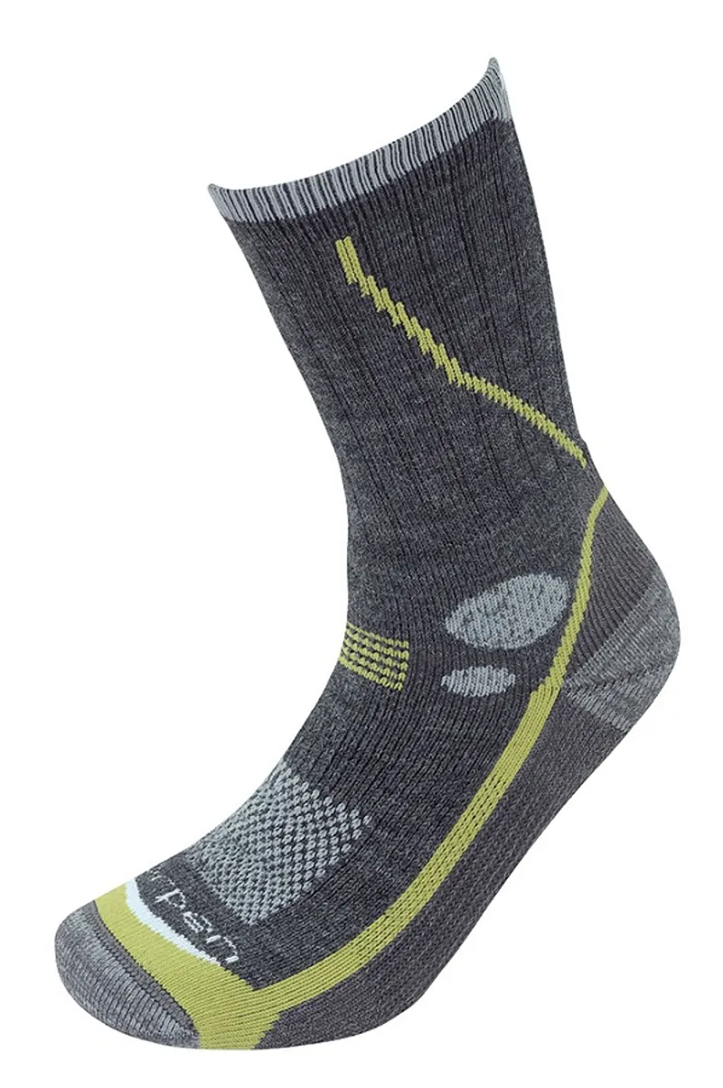 Lorpen T2 Mens Midweight Hiker Socks Black/Deep Red